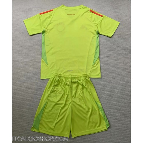 Germania Portiere Seconda Maglia Bambino Europei 2024 Manica Corta (+ Pantaloni corti)